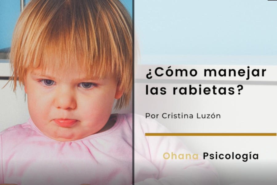 ¿Cómo manejar las rabietas?